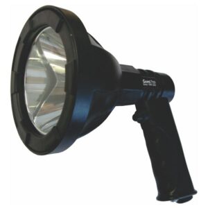 GAMEPRO BUBO RECHARGEABLE SPOTLIGHT 600 LUM 10W LED AC/DC W/BAG & RED LENS